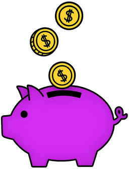 Piggy bank icon