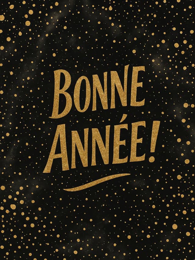 Bonne Année Card