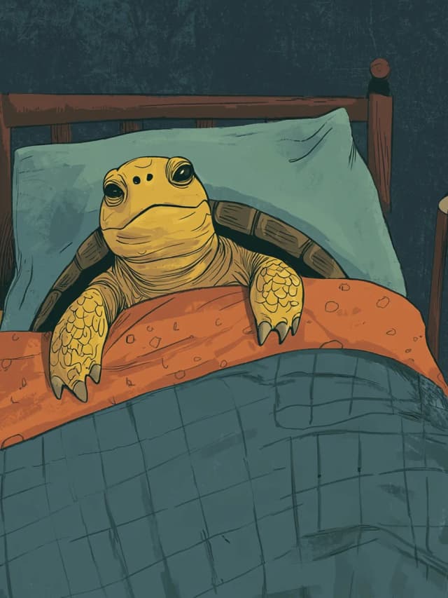 Turtle Bed Card