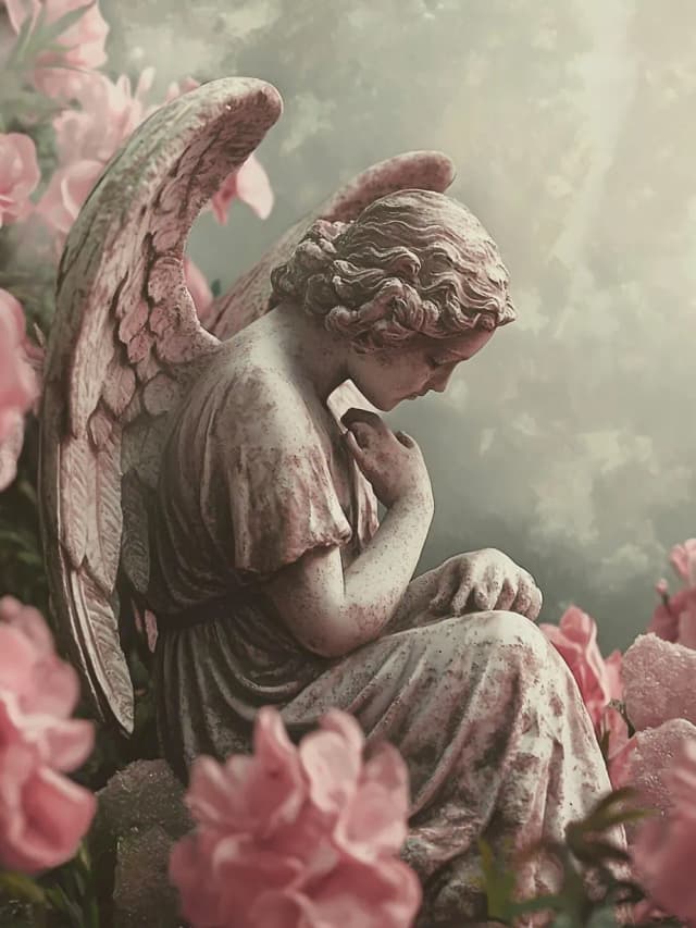 Angel Statue Card