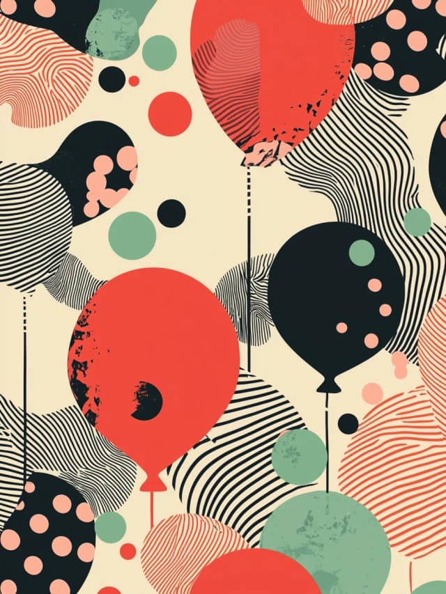 Birthday Balloons Card