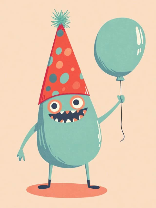 Monster Balloon 2 Card