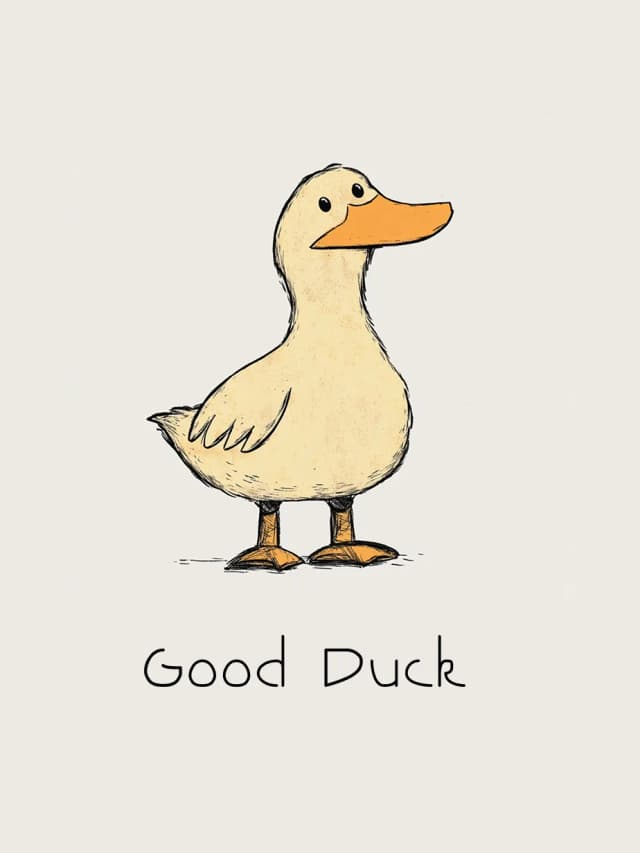 Duck Funny Good Duck Card