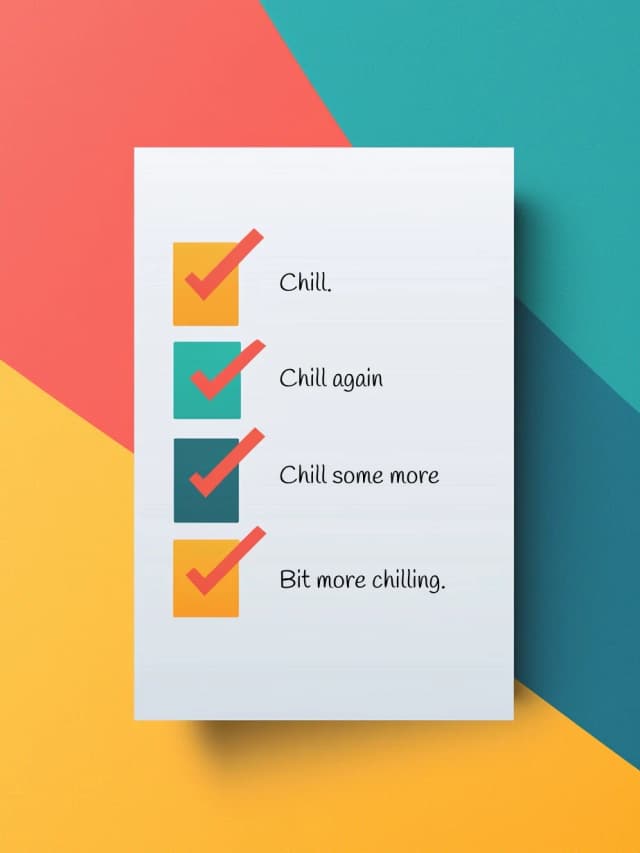Chill Todo List Card