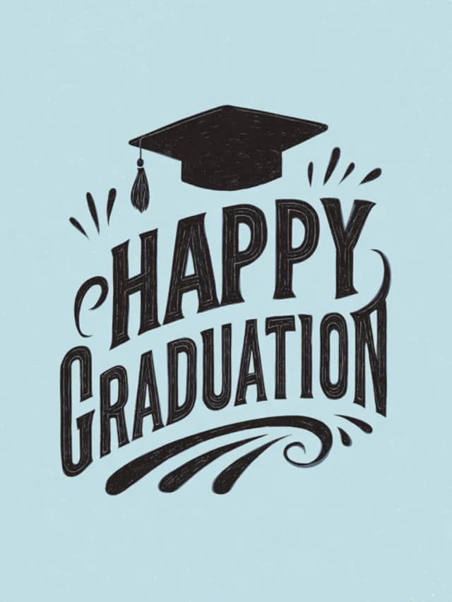 Happy Graduation Mortarboard Card