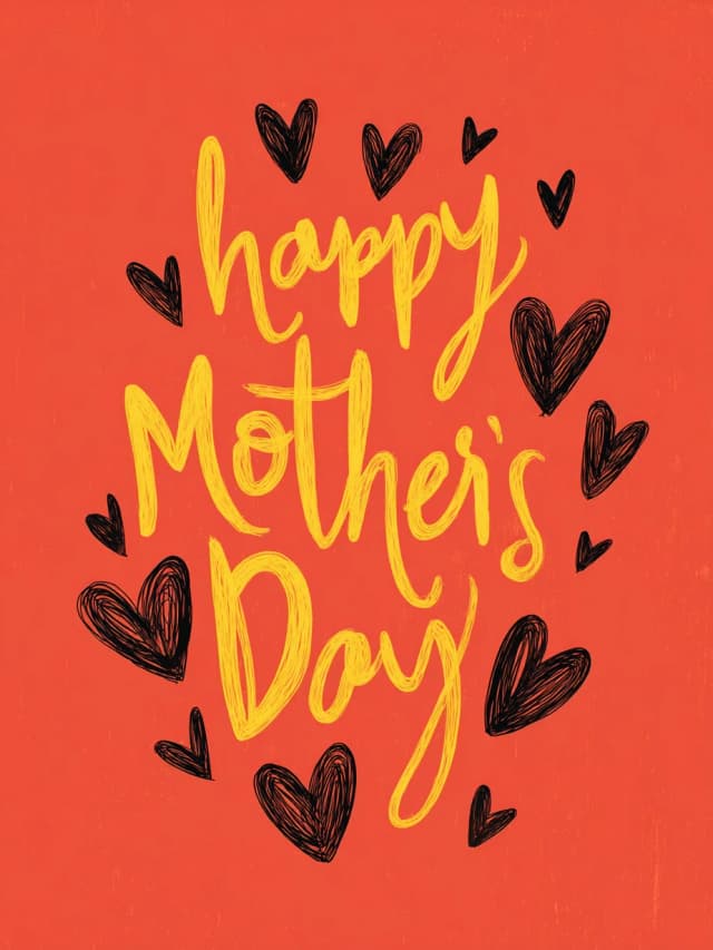 Happy Mothers Day Nice Text Card