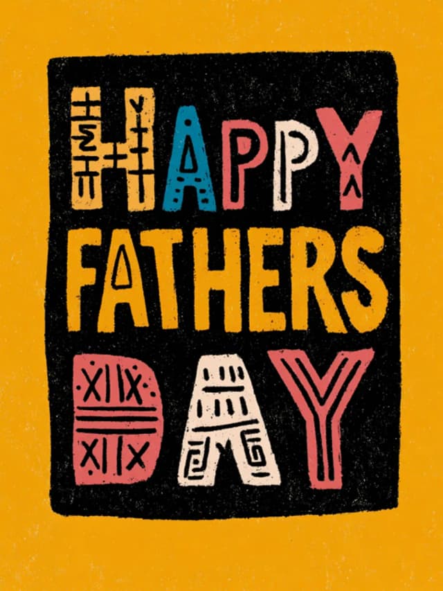 Happy Fathers Day Card