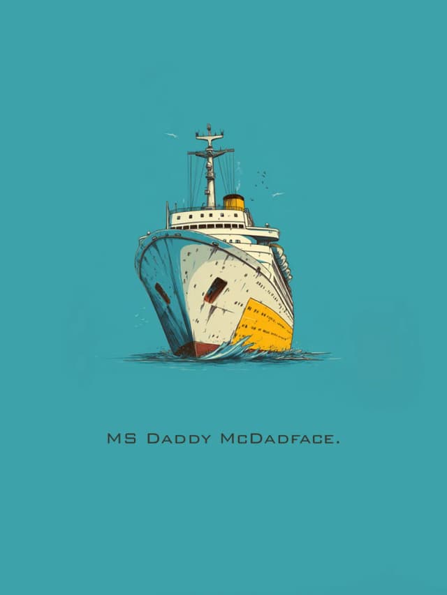 Daddy McDadface Fathers Day Card