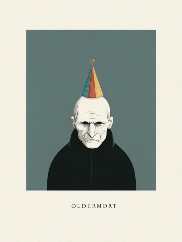 Oldermort Funny Card