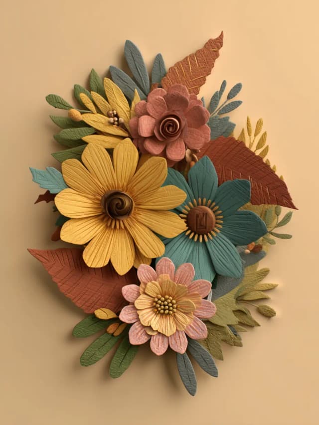Thanksgiving Flowers Card