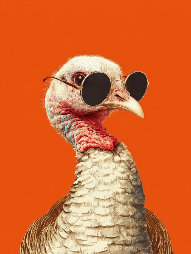 Thanksgiving Turkey Card