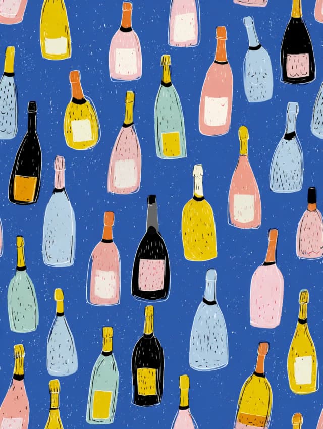 Champagne Pattern Card