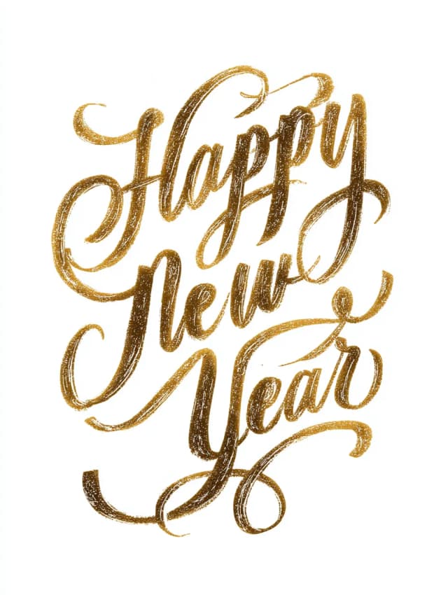 Happy New Year Classy Card