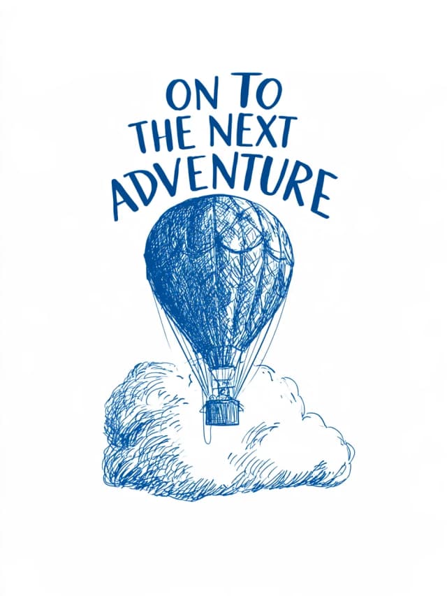 Kartu Leaving Card for the Next Adventure