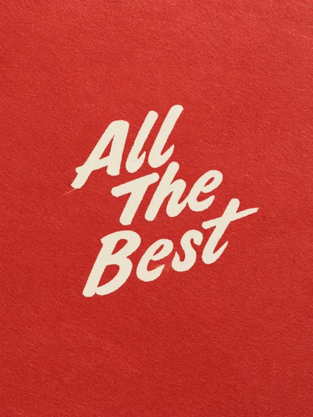 Kartu All the Best Leaving Card